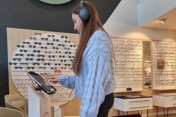 test auditif en magasin avec wytest